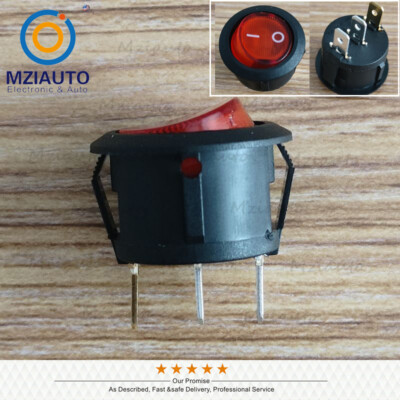 For Vornado Air Type PVH Heater On Off Power Switch & Red Lamp 3Pins 2 ...