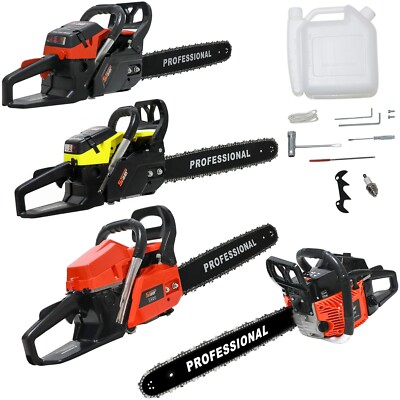 58cc 2-Cycle Gas Powered Chain Saw 20-Inch Bar for Farm, Ranch and