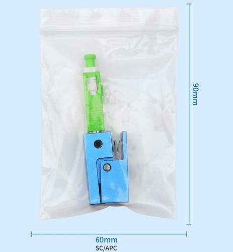 7pcs Bare Fiber Optic Adapter Connector FC SC ST LC Square OTDR Test Coupler - Picture 8 of 11