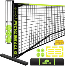 Indoor Outdoor Pickleball Net Set with 22FT Portable Net, Pickle Ball, Carry Bag