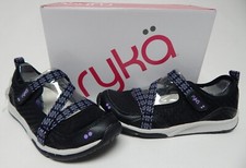 Ryka Kailee Size US 6 M EU 36 Women's Adjustable Mary Jane Slip-On Shoes Black