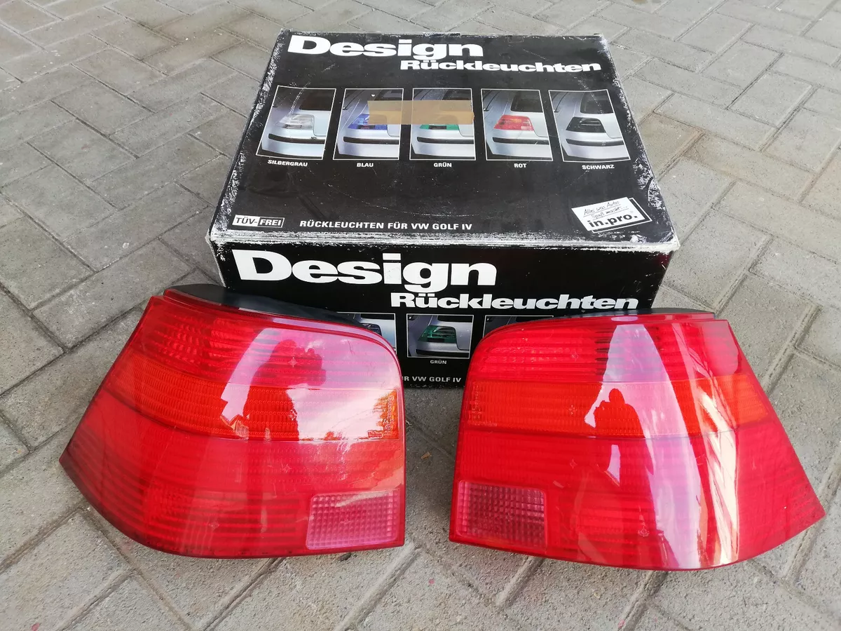 VW Golf 4 Mk4 TDI GLI GTI V5 V6 R32 4-motion in.pro./Valeo All-Red Tail  Lights