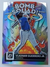 2022 Panini Donruss Optic Vladimir Guerrero Jr Bomb Squad Silver Prizm Holo BS-2