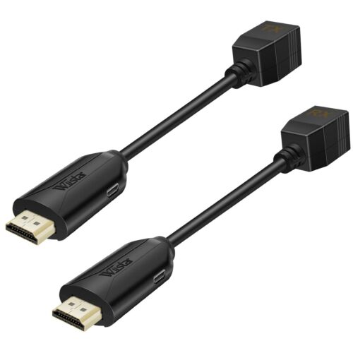 HDMI Extender Over Cat5e/6 HDMI to RJ45 Extender Ethernet Network Converter C...