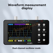 2 Channel Digital Oscilloscope 10MHz Bandwidth Oscilloscope Signal Generator