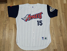 Tim Salmon Anaheim Angels Jersey sz 48 Autentic Russell Athletic USA