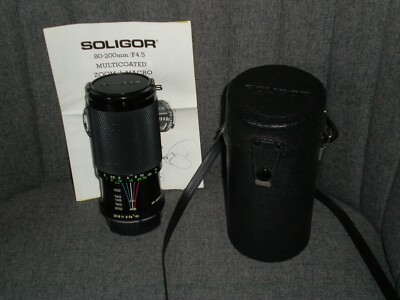 Soligor 80-200mm MC Zoom+Macro C/D K-Mount Lens (Pentax+others)