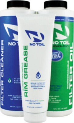 No Toil Evolution Air Filter Kit Oil / Cleaner / Grease 3 Pack EV109 53-1208
