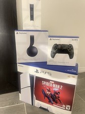 PlayStation 5 Slim Console Marvels Spider-Man 2 Bundle Disc Edition 