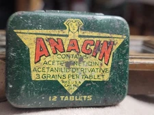 Vintage Anacin Small Tin