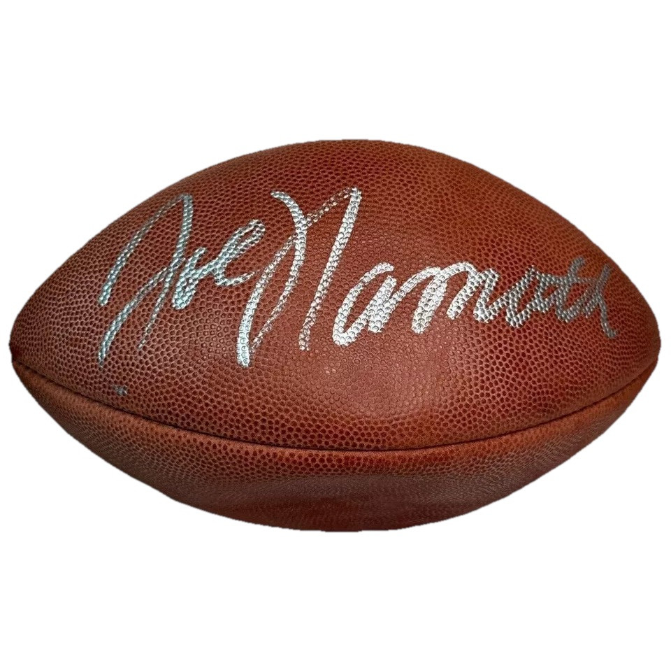 Joe Namath Original Autographed PSA/DNA NFL Football SUPER BOWL #32 XXXII