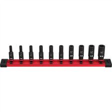Milwaukee 49-66-7001 Milwaukee Tool 10PC SHOCKWAVE Impact Duty  SAE Deep 6 Point