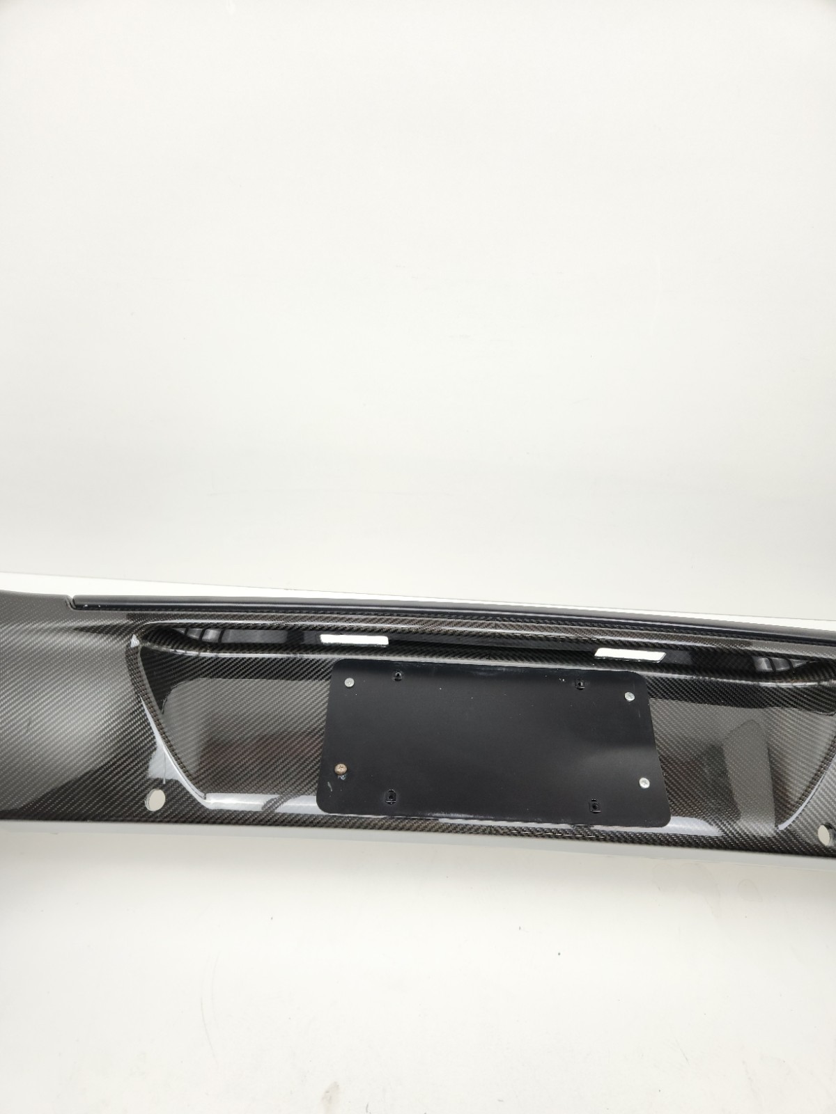 2015-2016 MCLAREN 650S SPIDER CARBON FIBER REAR BUMPER COVER PANEL ASSEMBLY GRAY