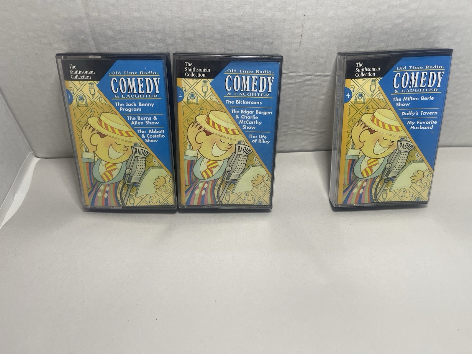 Smithsonian Old Time Radio Comedy Cassettes Vol 1 2 4 Jack Benny Lot