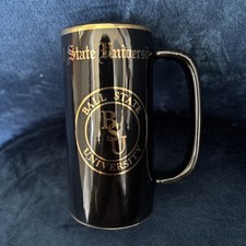 Ball State University Mug W.C. Hunting Co. 5oz Black And Gold Cup