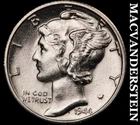 1944-D Silver Mercury Dime - Choice Gem Brilliant Uncirculated+++  #J8131