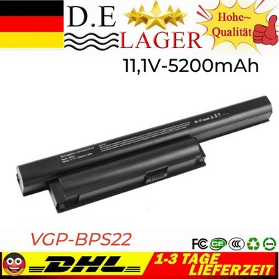 Notebook AKKU Für Sony Vaio VGP-BPS22 VGP-BPS22A VGP-BPL22 VGP-BPS22/A