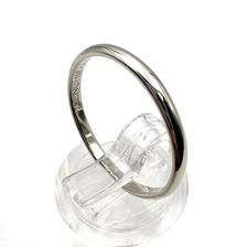 estate 10k white gold 2mm wedding band 1.4g sz8.25 $499 #333 (24 hr shipping)