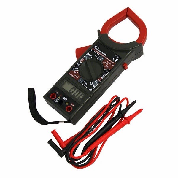 Handheld LCD Digital Multimeter Tester Ac Dc Volt Ohm Amp Clamp Meter Auto Range
