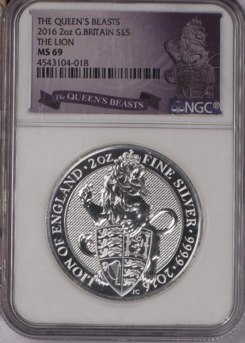 2 oz Precious Metal Content per Unit Grade MS 69 NGC Certified