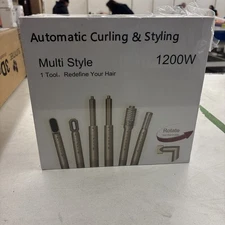 HILLHUB HairDryerBrush, 7 in 1 HairStyler,High-Speed Auto-Wrap Curling, Rotating