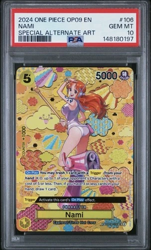 2024 Nami (SP) OP08-106 Emperors in the New World Foil PSA 10