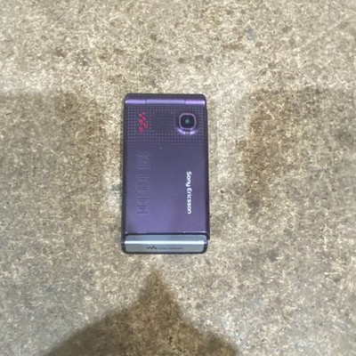 Sony Ericsson W380i Walkman Mobile Phone Purple Retro Flip
