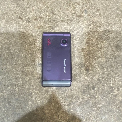 Sony Ericsson W380i Walkman Mobile Phone Purple Retro Flip