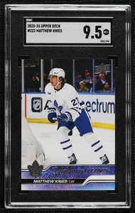 2023 Upper Deck Series 1 Young Guns Matthew Knies #222 SGC 9.5 Mint+ Rookie RC