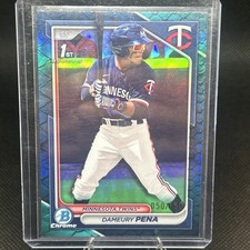 2024 Bowman Chrome Minnesota Twins Dameury Pena PlbluebMojo Refractor /150