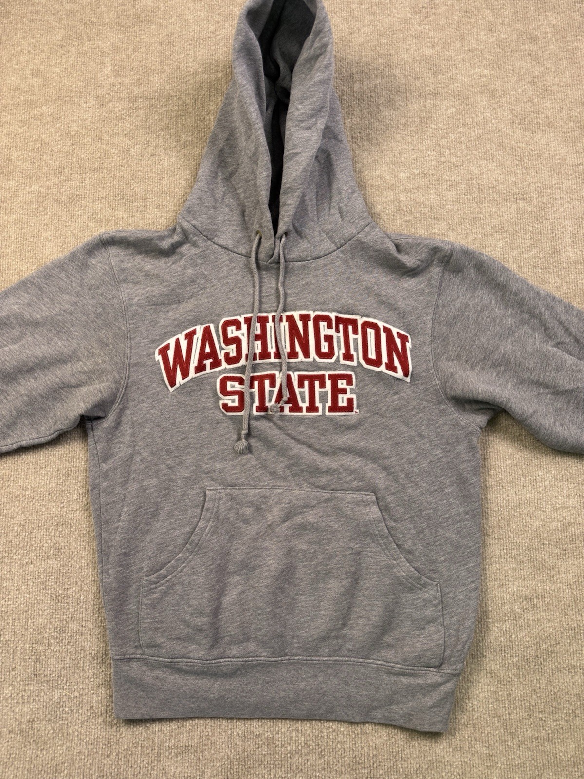Vintage Jansport Washington State University Hoodie Sweatshirt Gray Men'S S