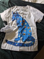 Fancy Dress Abba Costume Top Size M