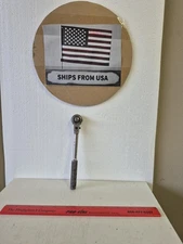 Thorsen 77J Ratchet 3/8" Drive Vintage Silver 7.5” long