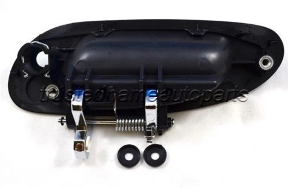 fits 1999 to 2003 Acura TL Exterior Door Handle Front Right Chrome Black Foto 2 de 2