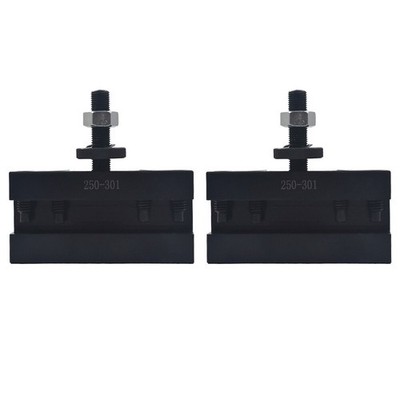 2× CXA #1 250-301 Quick Change Tool Post Turning & Facing Holder For Lathe