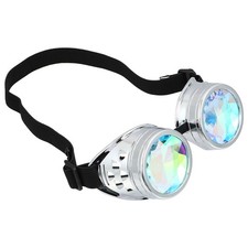 Kaleidoscope Steampunk Rave Glasses Goggles Lens Costume Props