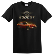 Toyota 2000GT 1967 Vintage Classic Car T Shirt Retro Sports Coupe Graphic Tee
