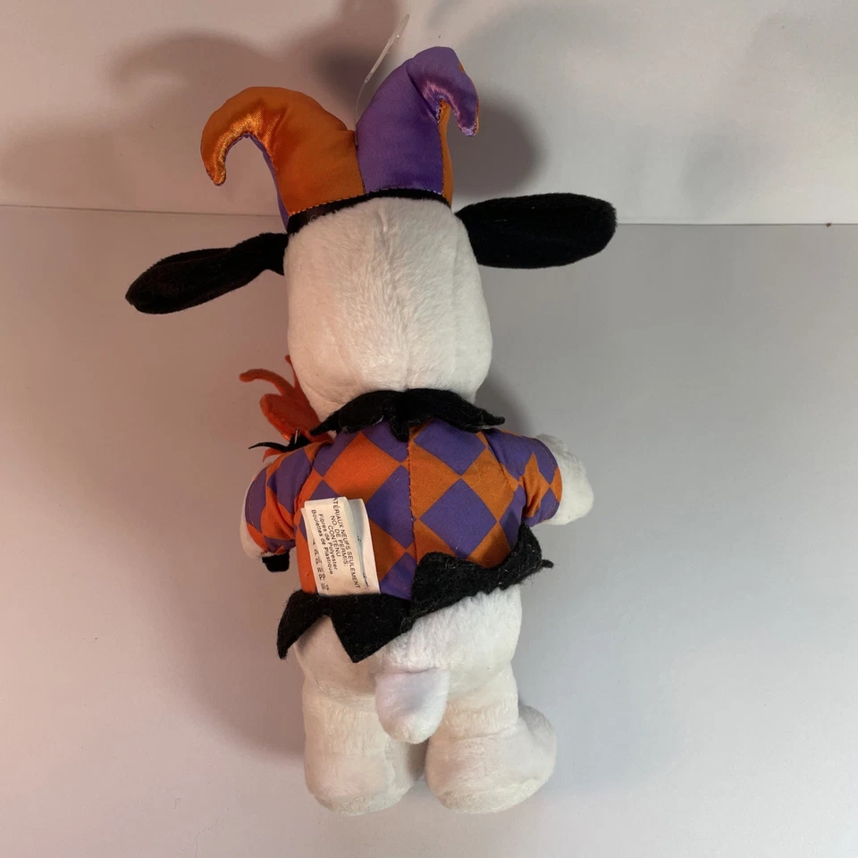 Hallmark Peanuts Snoopy Jester Puppy Dog 9“ Plush Stuffed Animal Halloween - Image 3 of 4