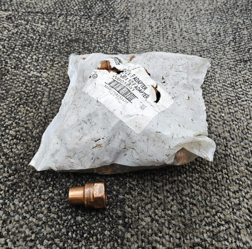 (QTY 50) Mueller WB01231: 1/2" C x FPT Female Adapter, Wrot Copper