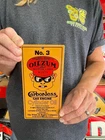 Vintage Old Style Sign Oilzum Motor Oil 7x3 Door Push NOT Porcelain Made USA