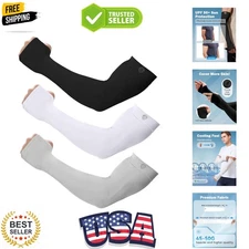 for Men Women UV Sun Protection Compression Arm Warmer Tattoo Cover Up, Sport...
