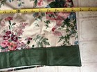 Vintage Green Floral Chintz Lined Drapes Pleat Top Custom Made 88” L 2 Pc — photo 5