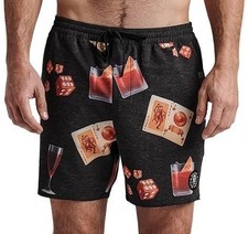 68 Roark Men's Shorey 16 Boardshorts - Buon Giorno Black - Medium - New Tags