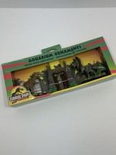 Jurassic Park 3-Piece Mini Ornament Aquarium Fish Tank Set Jurassic World Figure