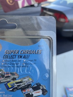 Hot Wheels Super Chromes Ferrari P4 Diecast 1:64 Scale Car