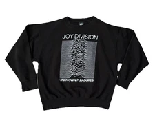 Joy Division Unknown Pleasures Impact Merch Sweatshirt 80s Post Punk Adult XL