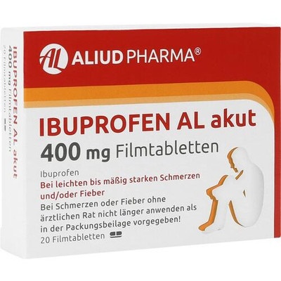 IBUPROFEN AL akut 400 mg Filmtabletten 20 St. PZN 05020875