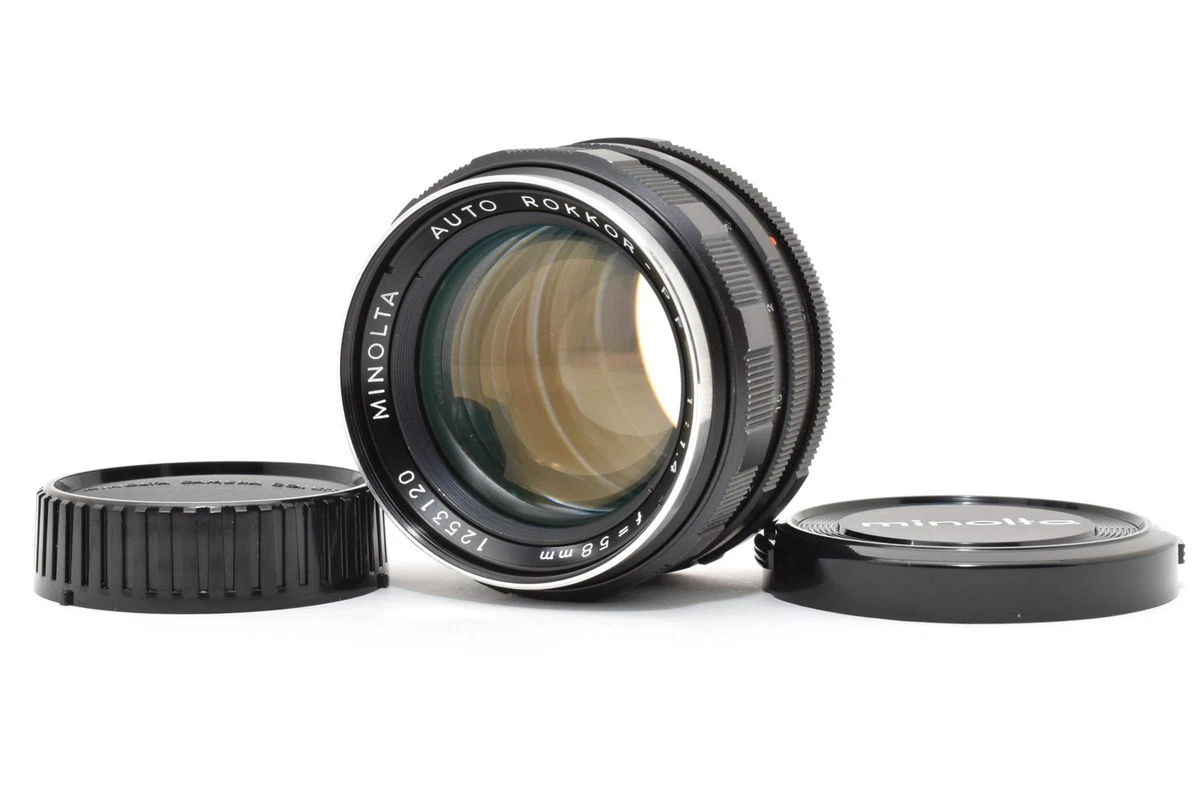 Minolta Rokkor PF 58mm Focal f/1.4 Camera Lenses for sale | eBay