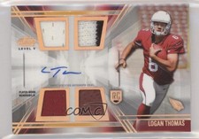 2014 Topps Prime Level 5 Relic Copper Rainbow 9/15 Logan Thomas #PV-LT Auto 4z8