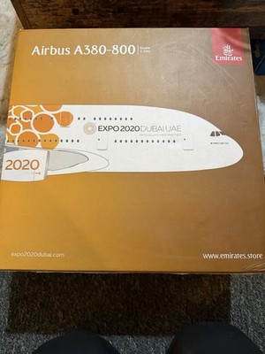 Gemini200 Emirates A380 Orange Expo Diecast Modellflugzeug